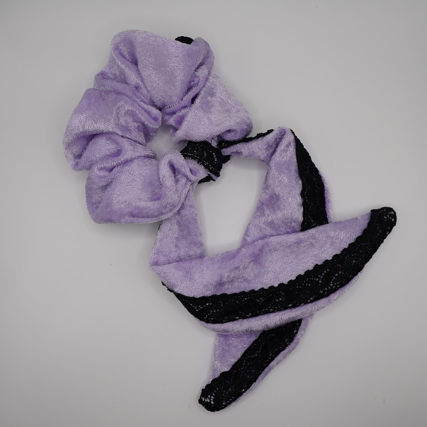 Lilac Velvet Scrunchie